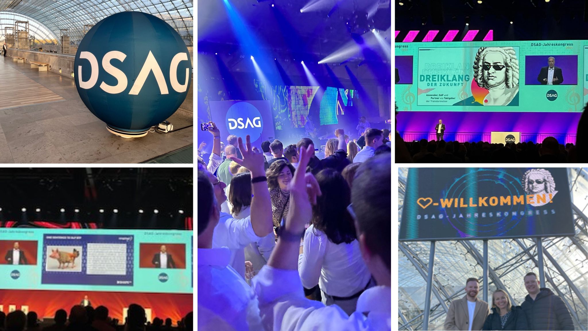 Collage_DSAG_Impressionen DSAG Takeaways -